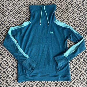 Under Armour Aqua Hoodie with Light Blue Details